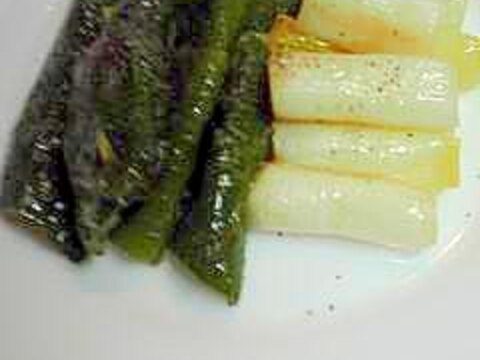 ピーマンとネギの素揚げ レシピ 作り方 By 梨ボー 楽天レシピ